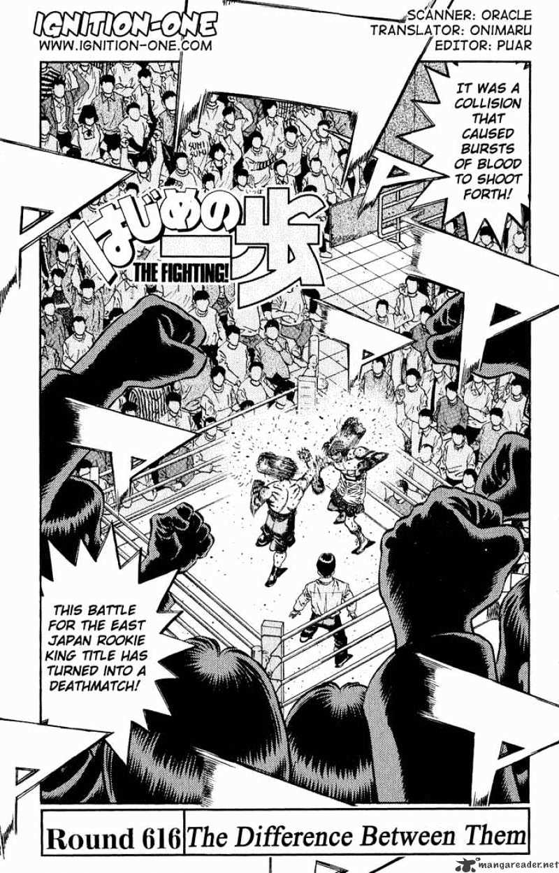 Hajime no Ippo: Fighting Spirit, Chapter 616 image 01